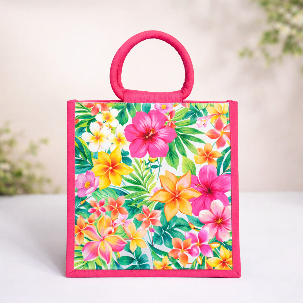 Petals Jute Bag