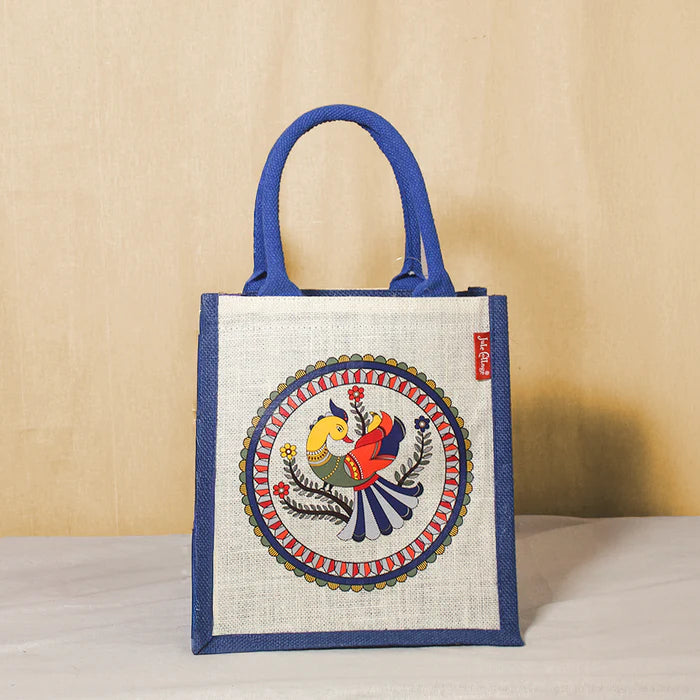 peacock Jute Bag